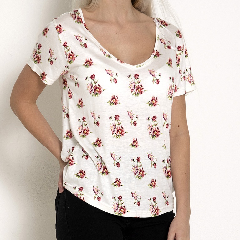 Viskostopp V-neck "Inga" Viskostopp V-neck "Inga"